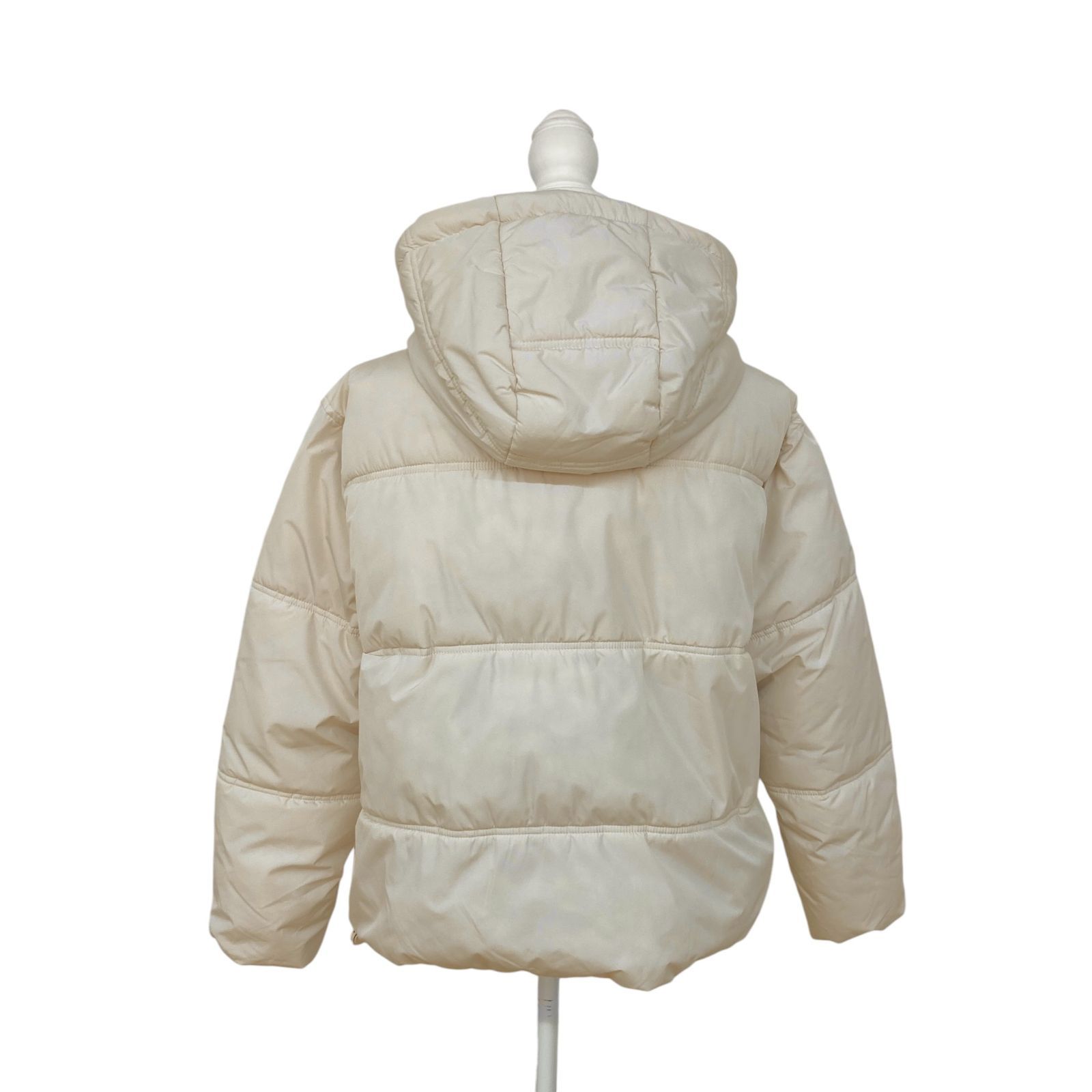 ZARA ザラ 白 ダウンジャケット S HMR090-29 - メルカリ