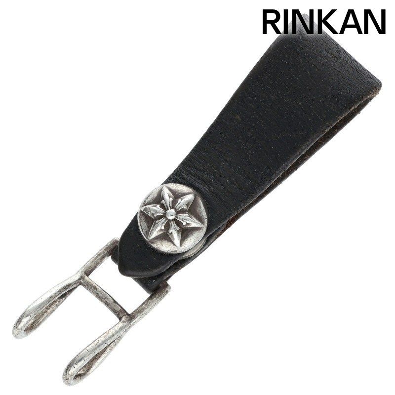 クロムハーツ BELT LOOP スターボールボタンレザーベルトループ メンズ