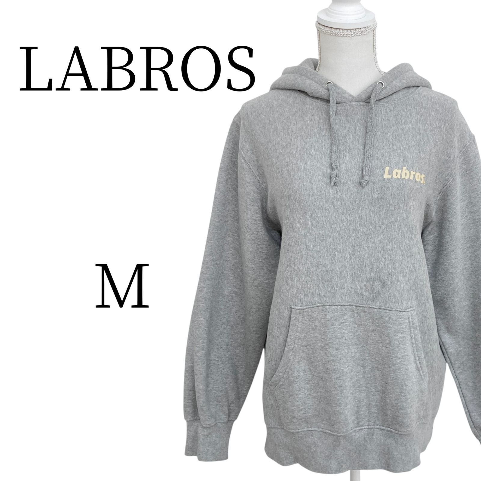 LABROS ラブロス グレー 長袖 パーカー M HMR090-33 - メルカリ