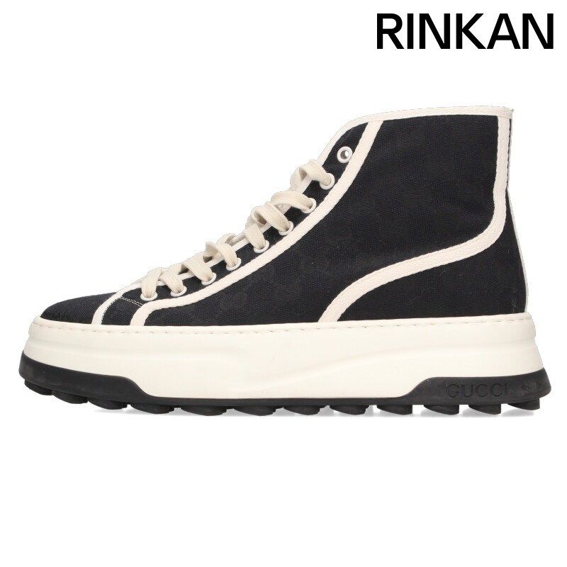 グッチ TENNIS 1977 GGキャンバスハイカットスニーカー メンズ 7