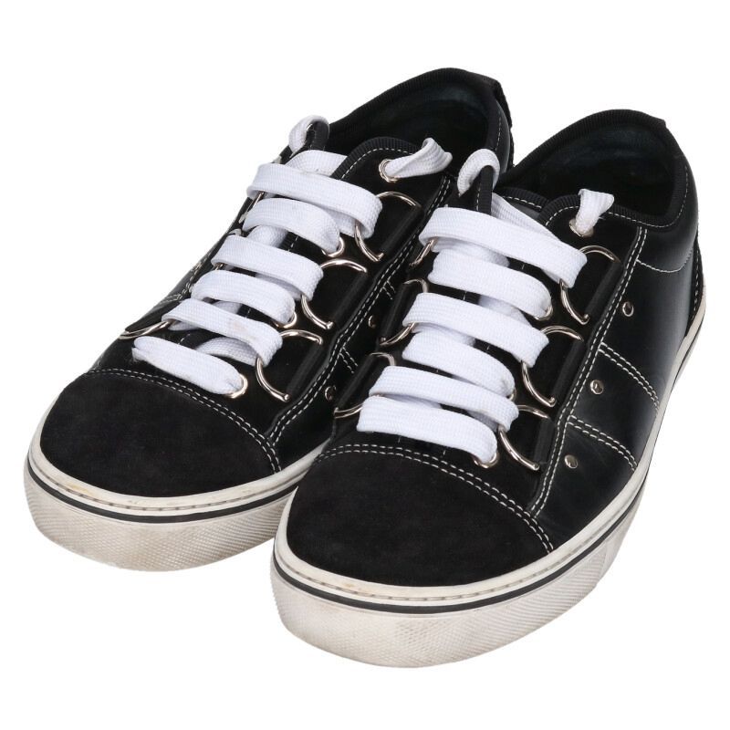 ディオールオム 17HDC スエード切替レザーローカットスニーカー メンズ