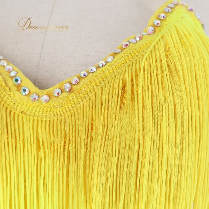 社交ダンス 衣装 ラテン ドレス ワンピース ラテンドレス 蛍光