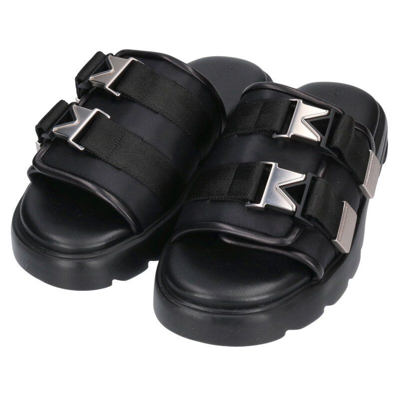 ボッテガヴェネタ FLASH ダブルバックルフラッシュサンダル メンズ 45