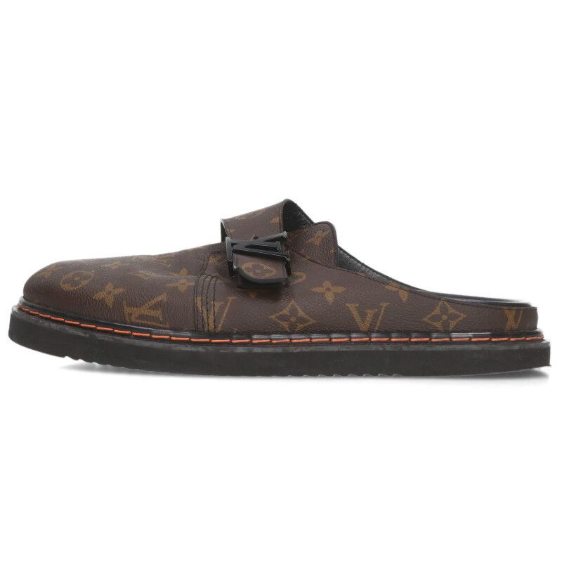 ルイヴィトン LVイージーライン モノグラムミュールサンダル メンズ 9