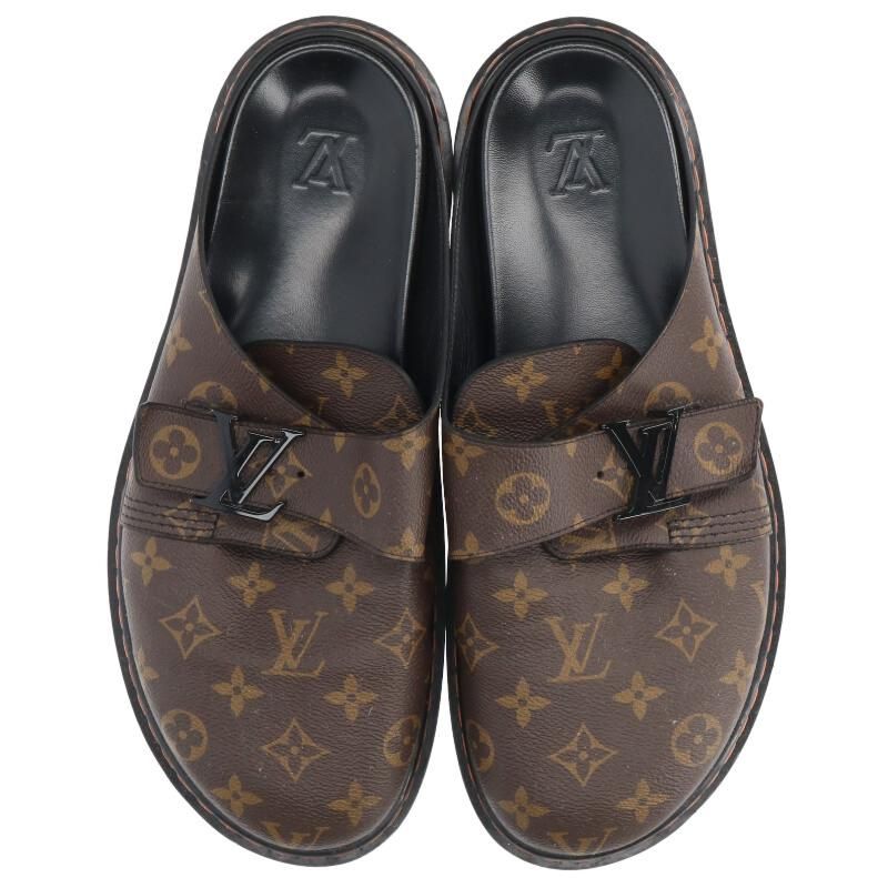 ルイヴィトン LVイージーライン モノグラムミュールサンダル メンズ 9