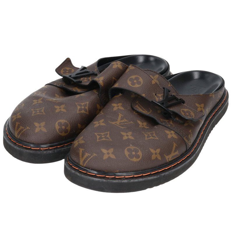ルイヴィトン LVイージーライン モノグラムミュールサンダル メンズ 9