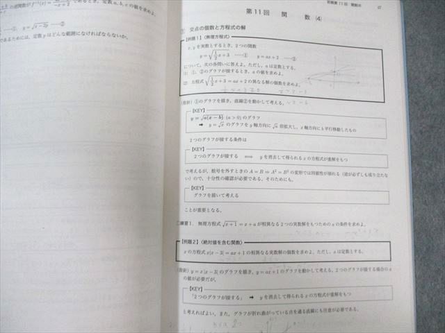 鉄緑会 高1 数学発展講座I/II テキスト/問題集 第1/2部 2022 計4冊
