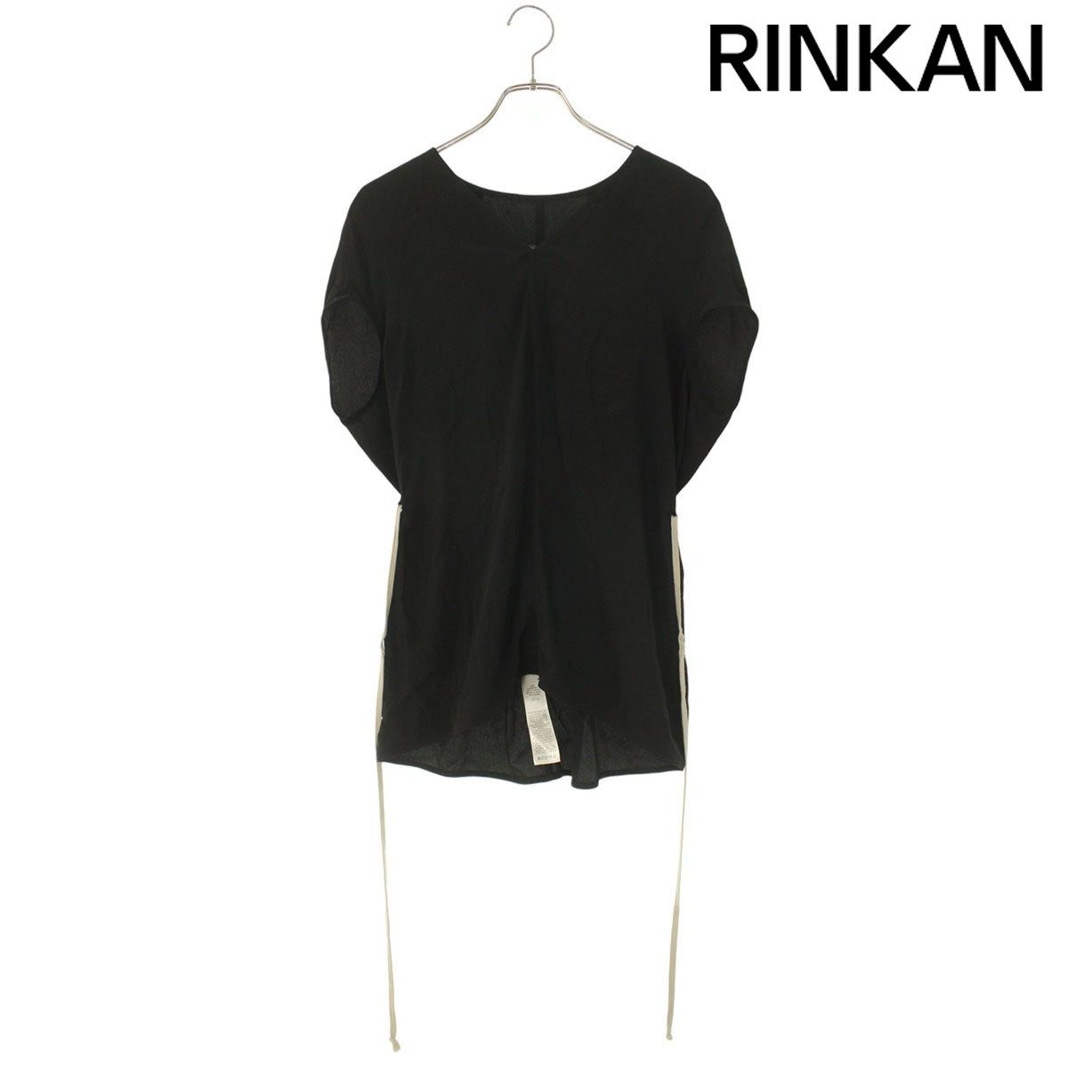 リックオウエンス 20 AW -CC ドローコードノースリーブシルクチュニック レディース 34