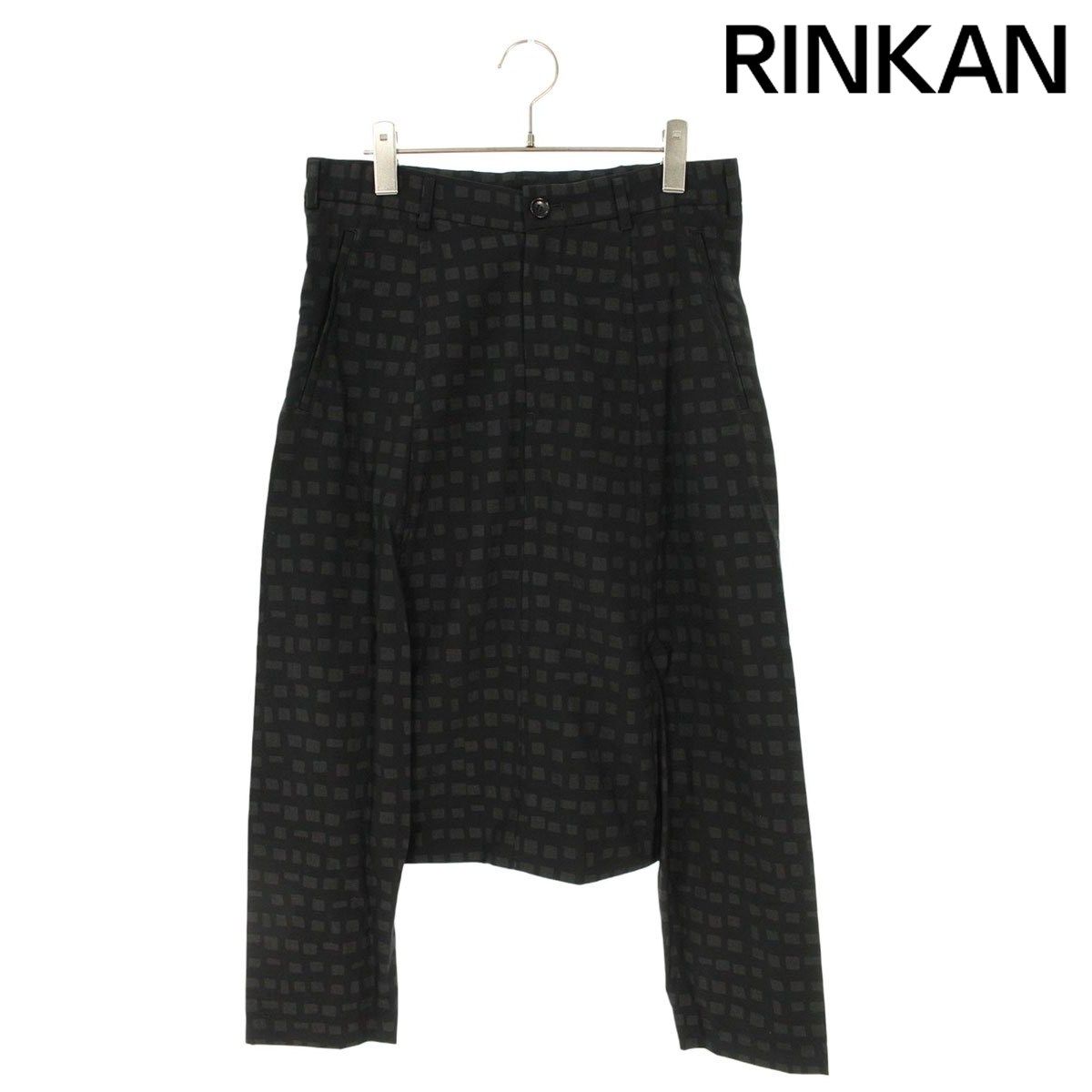 コムデギャルソンコムデギャルソン 10 AW RF-P 022 AD 2010格子柄サルエルロングパンツ レディース XS