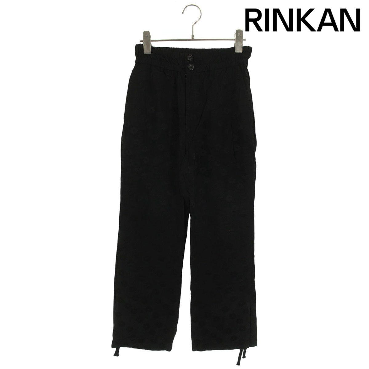 トリココムデギャルソン TR P 039 AD 2006フラワードットジャガードレーヨンロングパンツ レディース