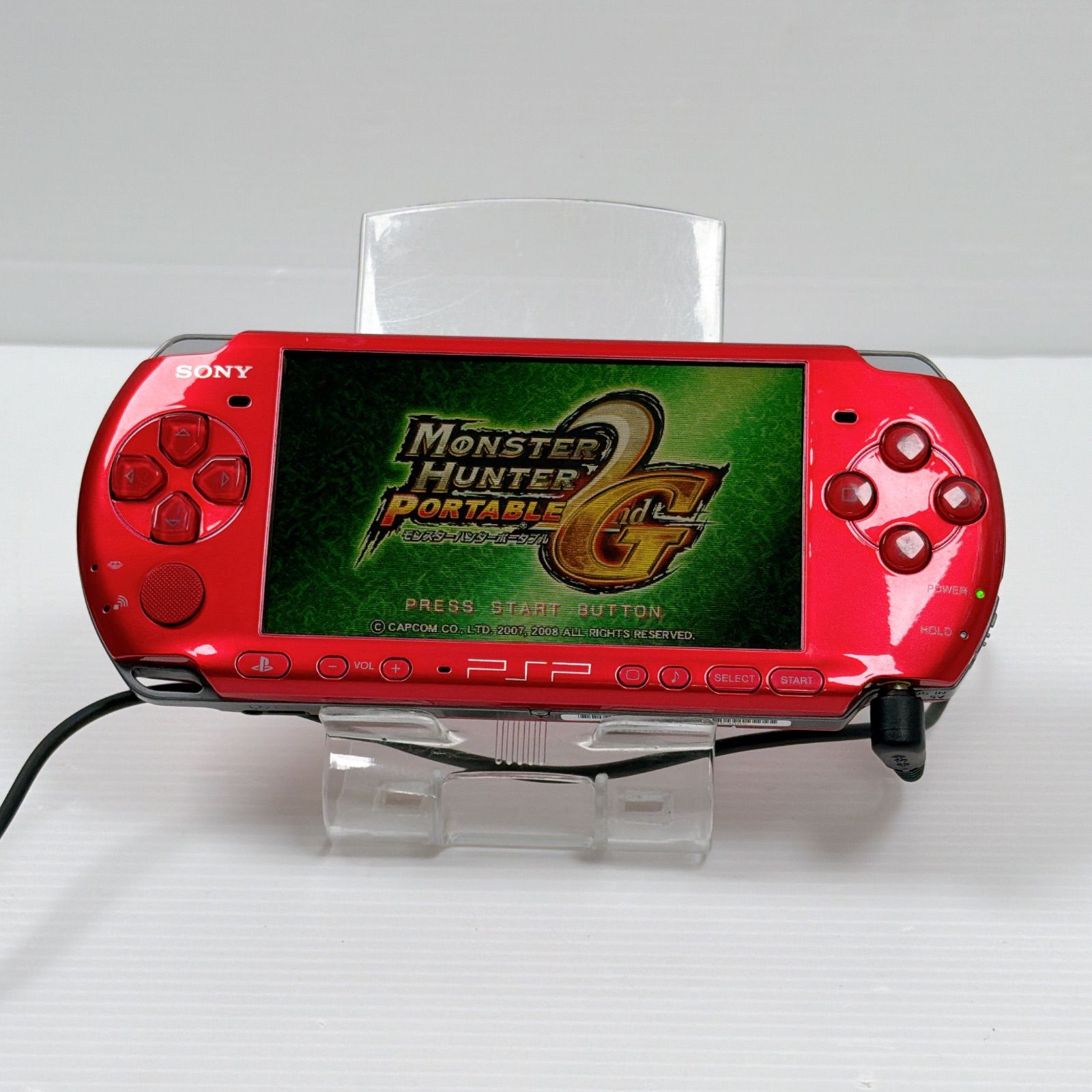 PSP 3000 ラディアントレッド 外装 FW 6 60 ソニー プレイステーション ポータブル SONY PlayStation Portable