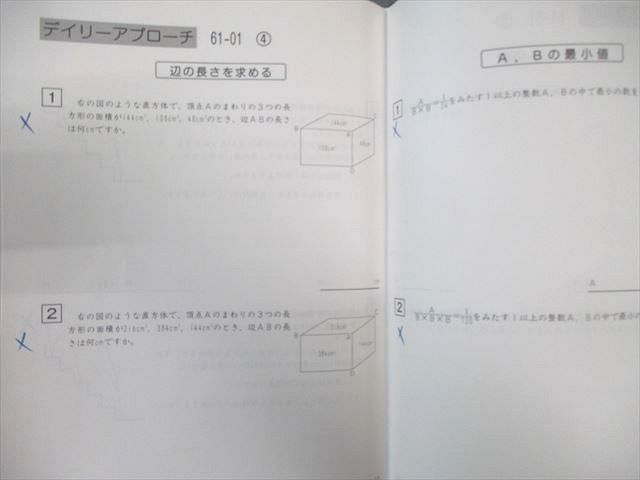 SAPIX 小6 サピックス デイリーサポート 算数 【計36回分】 通年セット