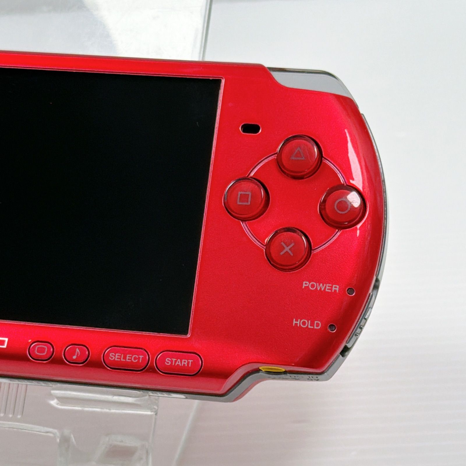  PSP 3000 ラディアントレッド 外装 FW 6.60 ソニー プレイステーション ポータブル SONY PlayStation Portable 本体(PSP) プレイステーションポータブル(PSP)