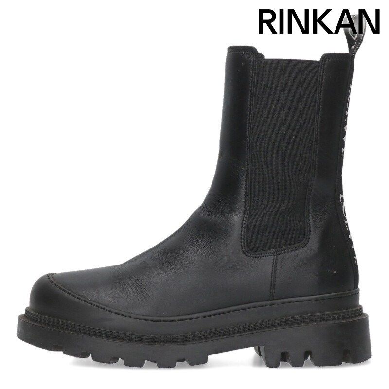 ロエベ L815S05X19 ロゴテープサイドゴアチェルシーブーツ レディース