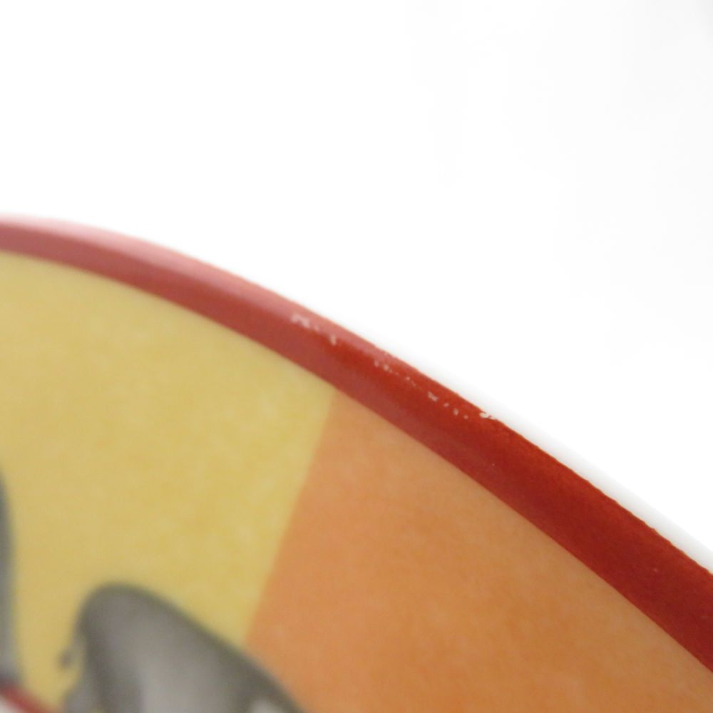  HERMES エルメス アフリカ 中皿 22 cmプレート アニマル 動物 皿 食器