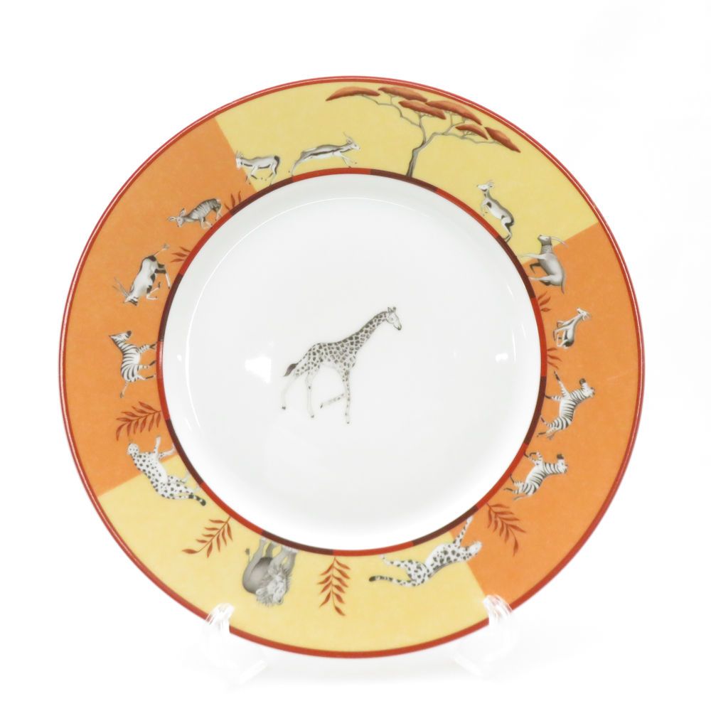HERMES エルメス アフリカ 大皿 27 cmプレート アニマル 動物 ディナー