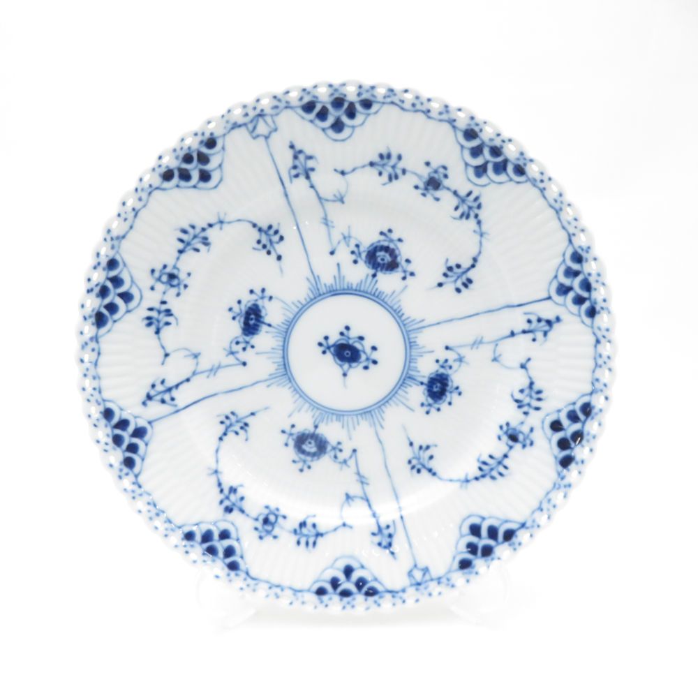 美品 ROYAL COPENHAGEN ロイヤルコペンハーゲン ブルーフルーテッド