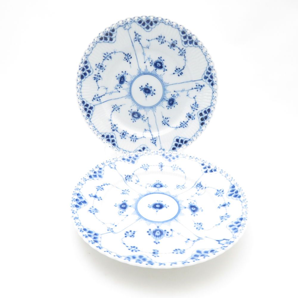 美品 ROYAL COPENHAGEN ロイヤルコペンハーゲン ブルーフルーテッド