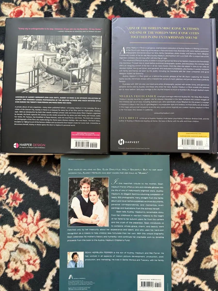 オードリー ヘプバーン ローマ パリ 本 3巻