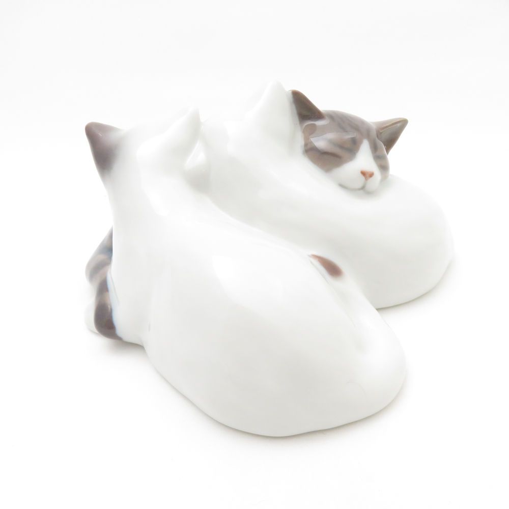 美品 ROYAL COPENHAGEN ロイヤルコペンハーゲン 3匹の眠り猫