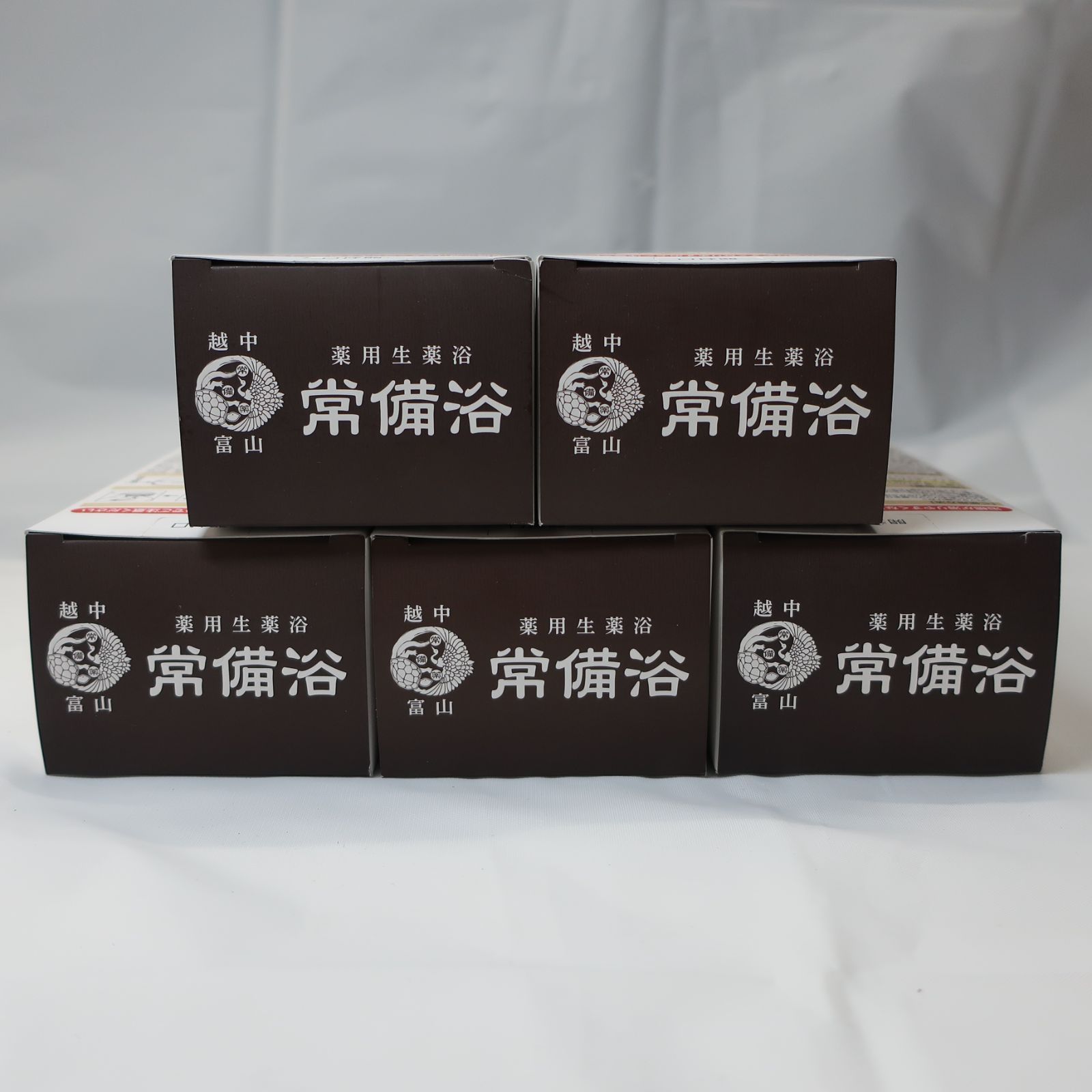  5本セット 富山常備薬 常備浴 カミツレハーブの香り 400 ml 入浴剤 バスソルト ボディケア