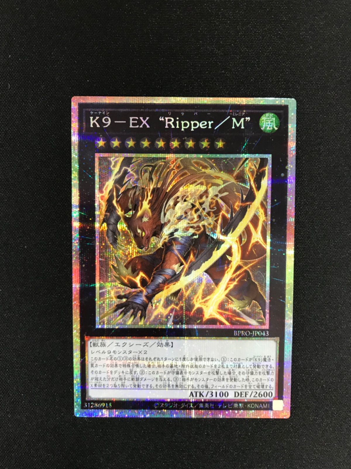 ☆665遊戯王 K9-EX 