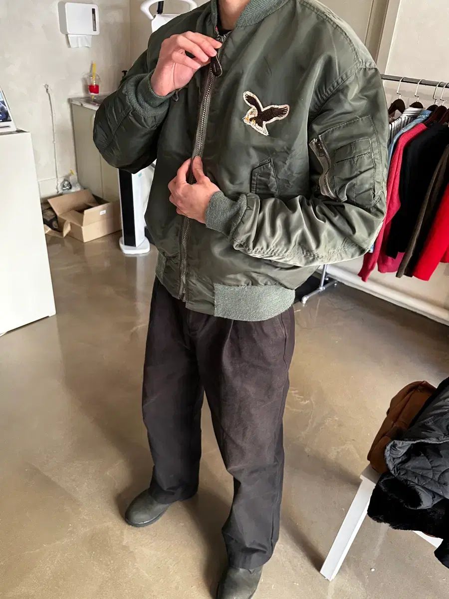 Us air force セージグリーン ma 1