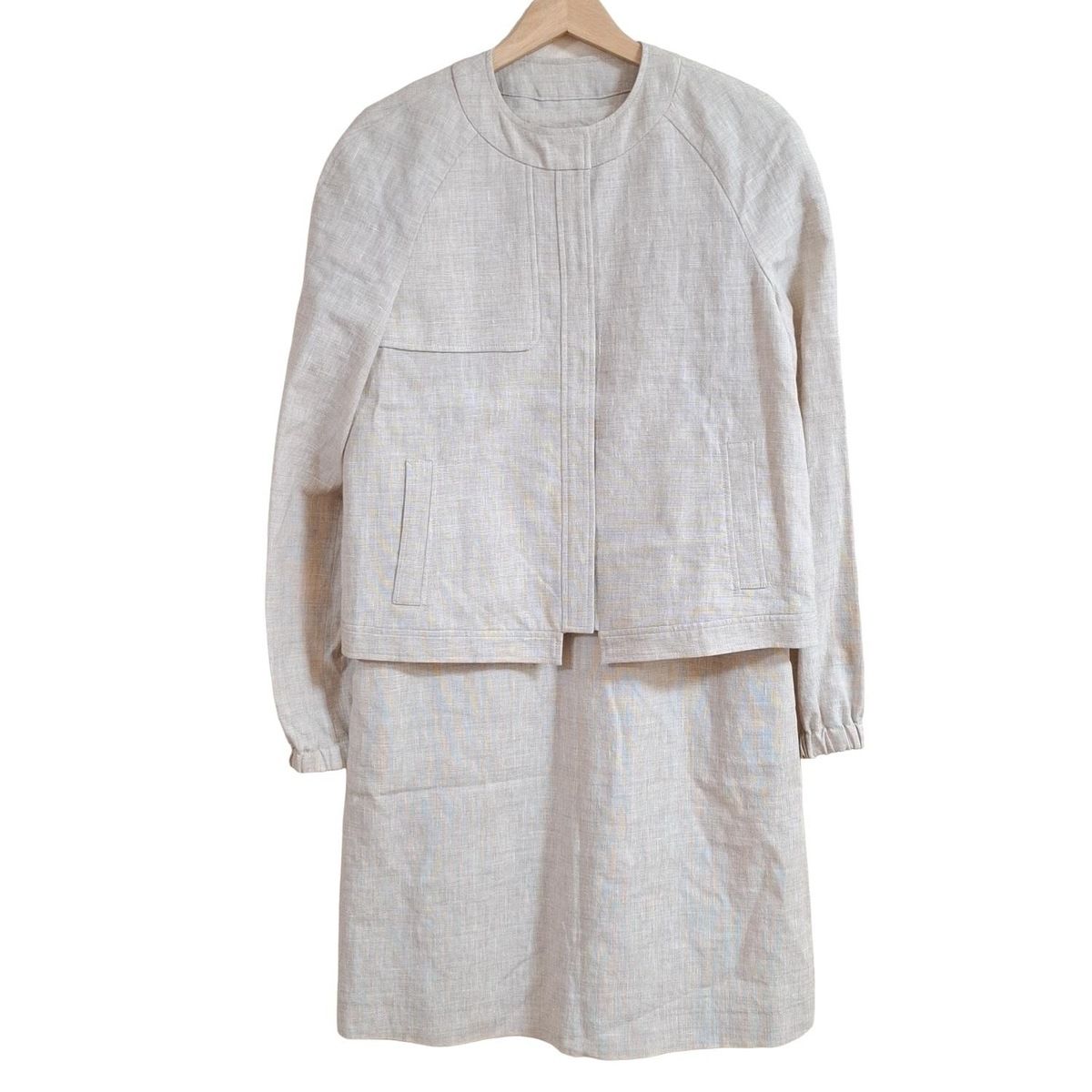 PREMISE FOR THEORY LUXE プレミス フォー セオリー リュクス ワンピーススーツ レディース - ベージュ