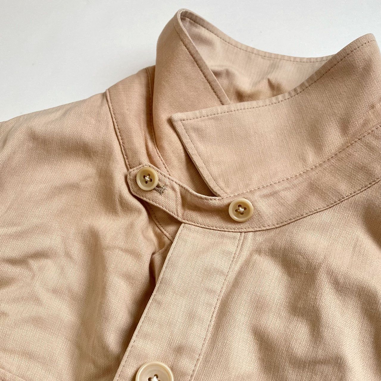 J.PRESS ジェイプレス メンズ 麻混 シャツジャケット チンストラップ M