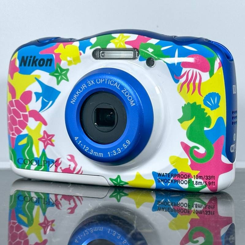 美品】Nikon ショップ COOLPIX W100 マリン 防水10m 耐衝撃