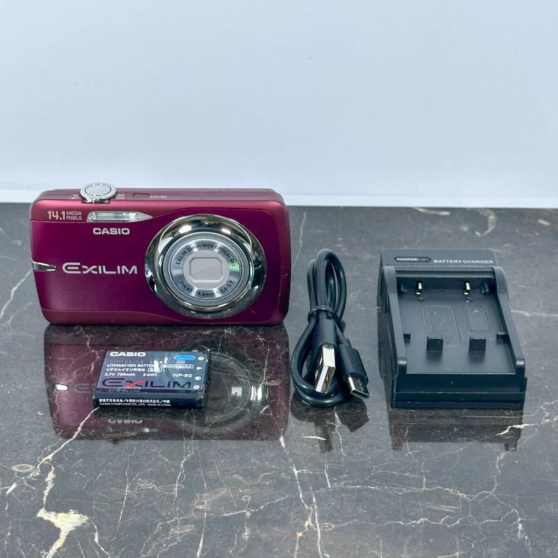 CASIO EXILIM EX-Z550 レッド 1410万画素 光学4倍ズーム 手ブレ補正 HD