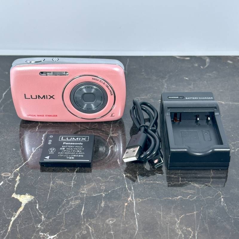 Panasonic LUMIX DMC-S1 ピンク 1210万画素 光学4倍ズーム 手ブレ補正