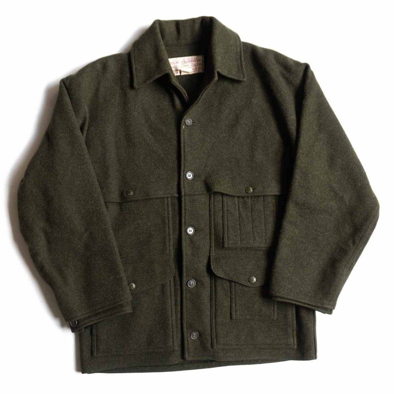 FILSON ダブルマッキーノジャケット　38 美品】FILSON【ダブルマッキーノ クルーザー ジャケット】38 カーキ