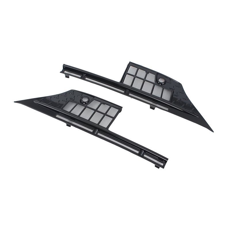 【送料無料】23年式メルセデス・ベンツGLC対応 フロントグリル防虫ネット 進風口保護カバー 3種類のデザイン（艶黒/ピアノブラック/カーボン調）ZX05