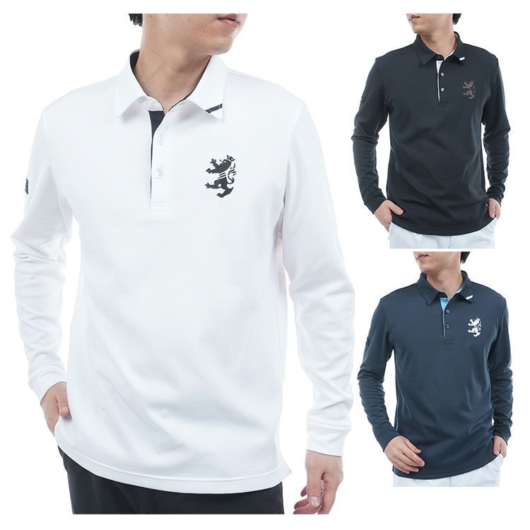 アドミラルゴルフ シャツ ポロシャツ メンズ 長袖 吸水速乾 UVカット