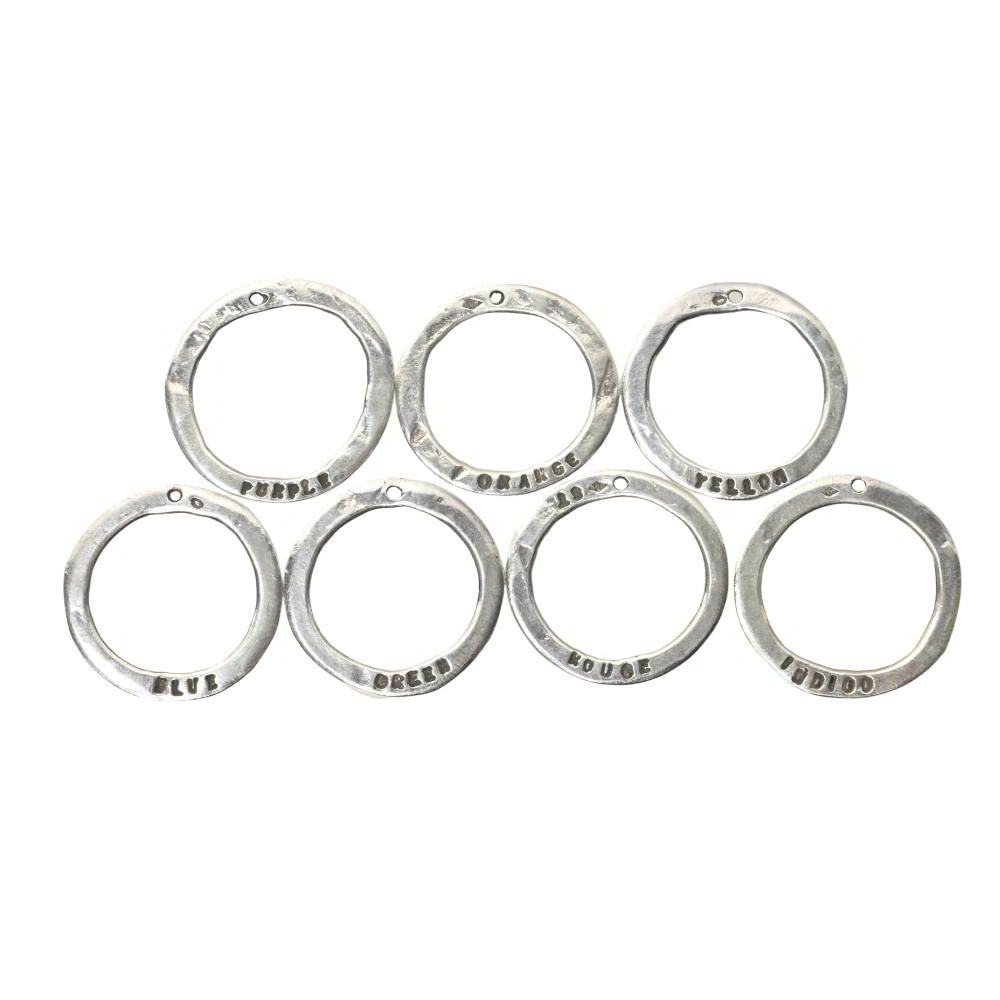 SERGE THORAVAL 虹 7連リング - メルカリ