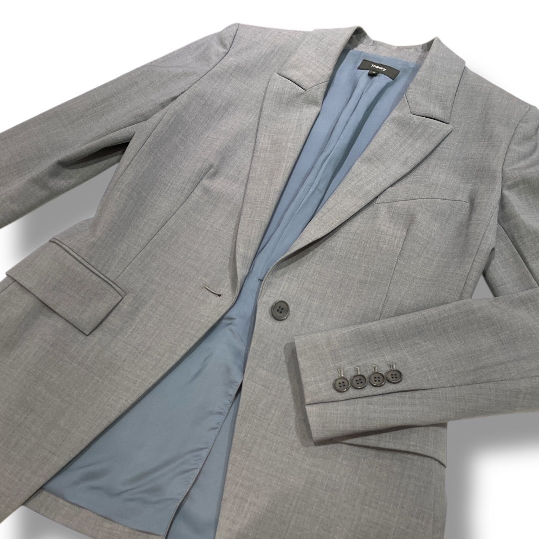 Theory セオリー テーラードジャケット 01-1304104 ストレッチウール
