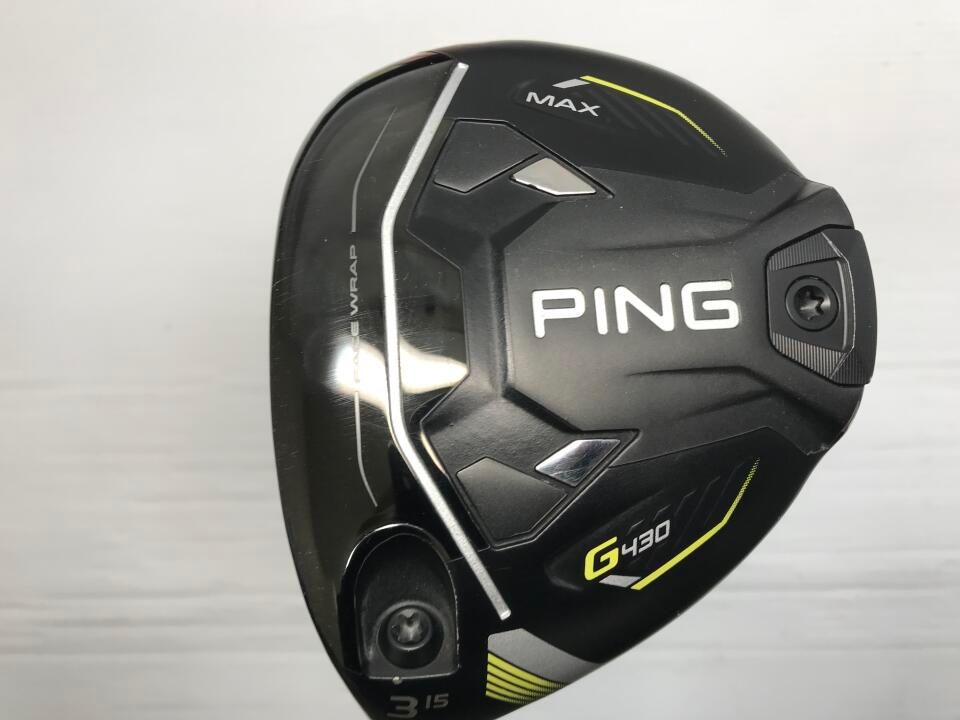 ピン G 430 MAX 15度 ALTA J CB BLACK SRフレックス フェアウェイウッド 最短