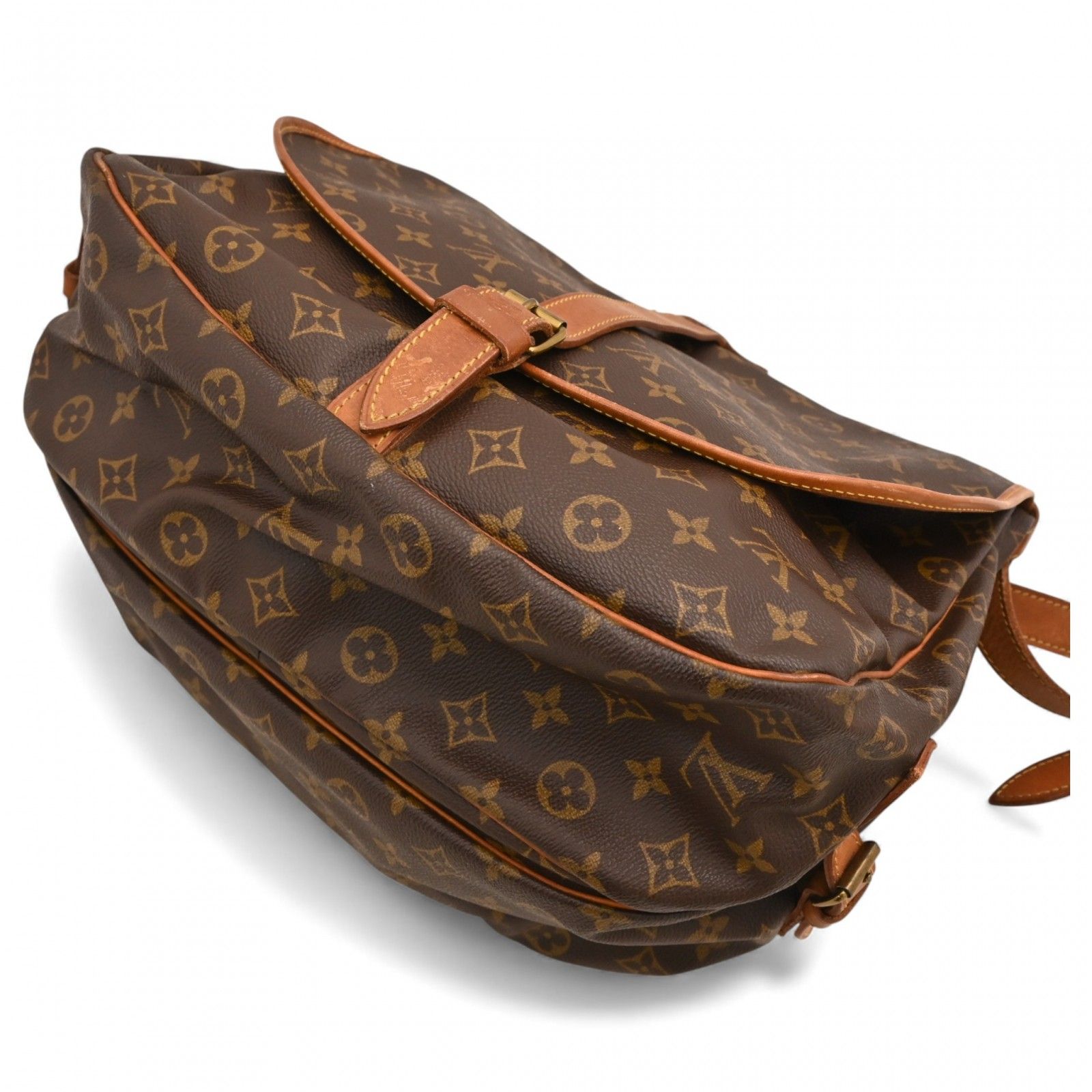 ルイヴィトン モノグラム ソミュール35 ショルダーバッグ Bランク