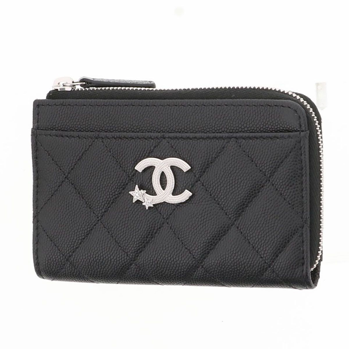 CHANEL シャネル マトラッセ ココマークスター カードケース AP3732