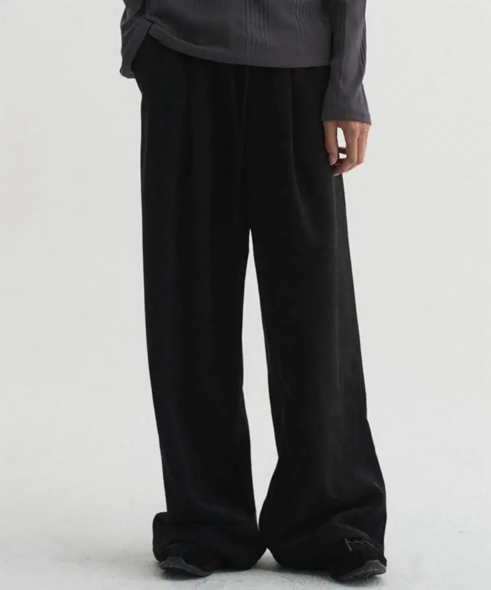 Dnsr コーデュロイ ワンタック ワイドパンツ m