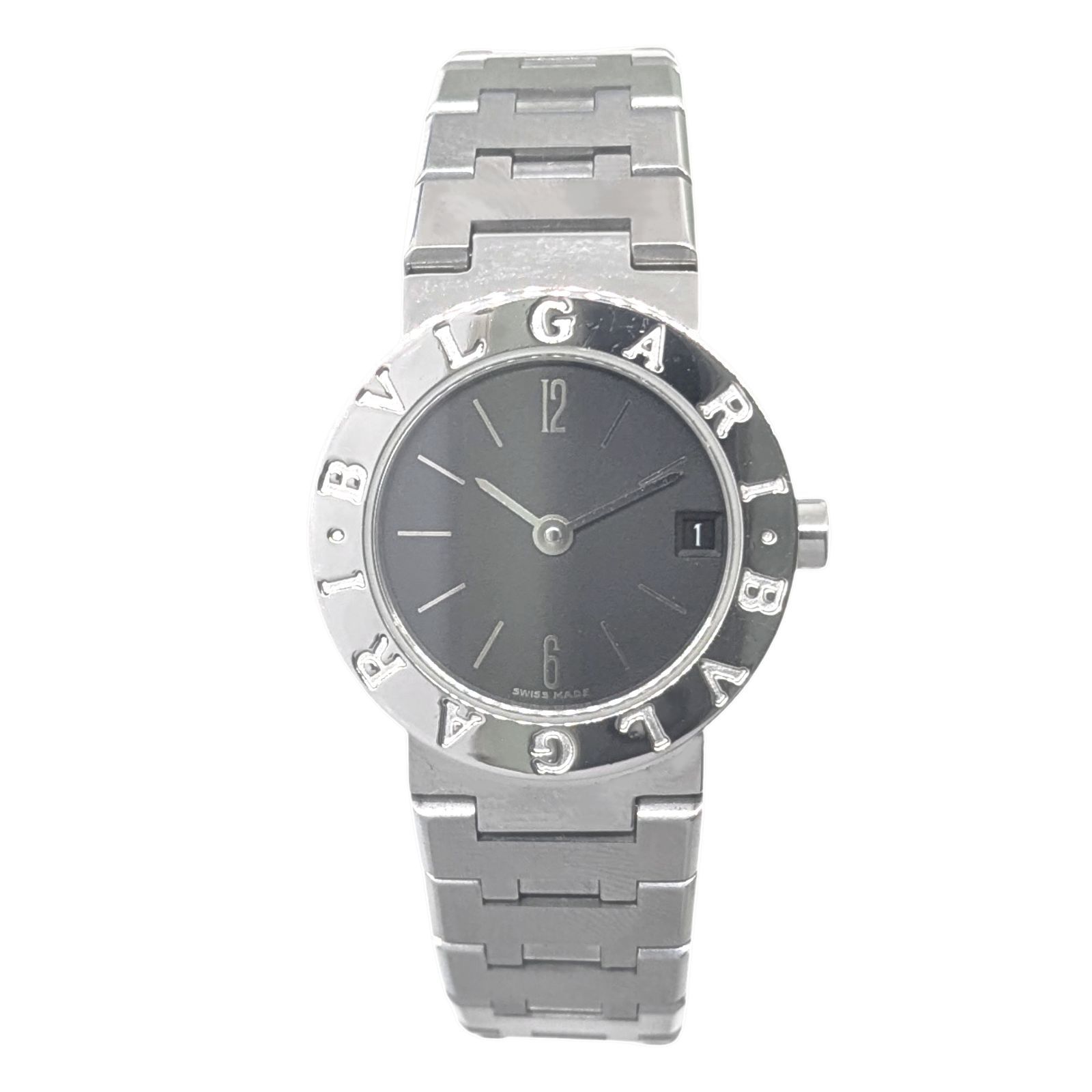 BVLGARI ブルガリ ブルガリブルガリ BB 23 SS L 240173 自動巻き 黒文字盤 ウォッチ ステンレススチール ステンレス オートマチック 時計 腕時計 ブランドギャラリー