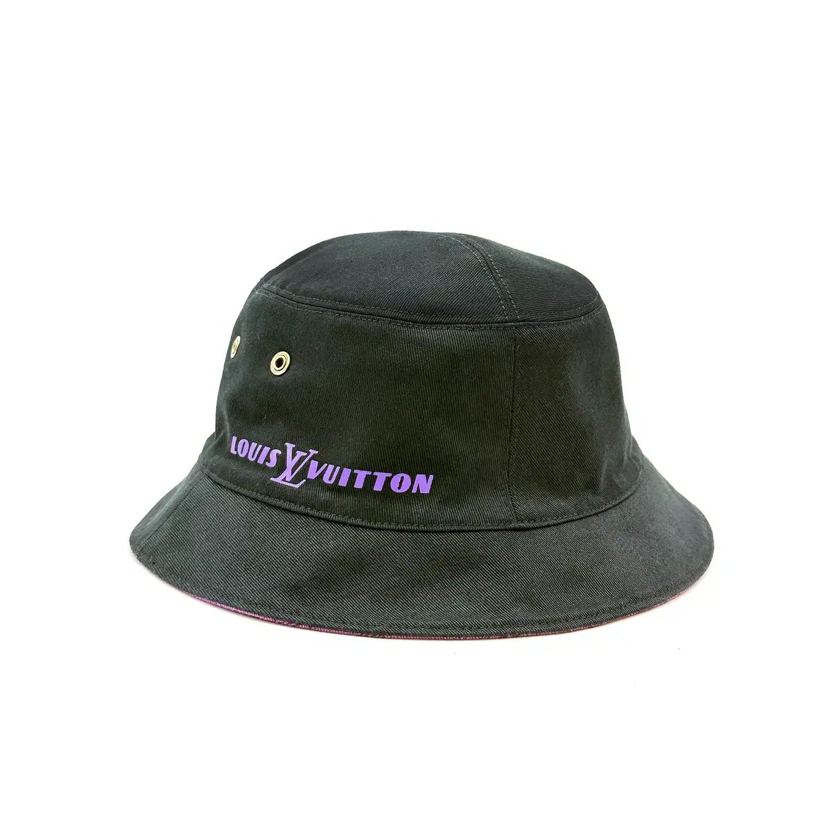 L Louis Vuitton ルイヴィトン MP2443 デニム パープル バケットハット