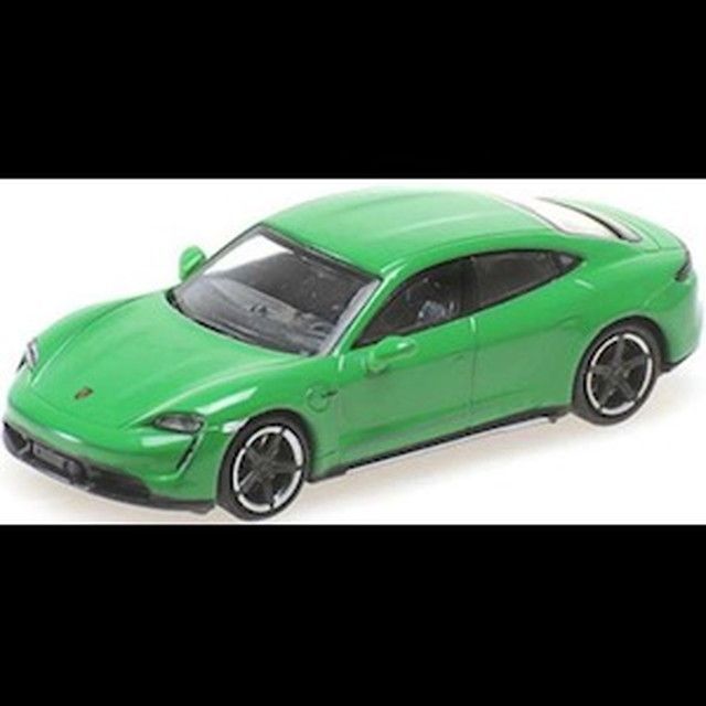 ダーシェンカ 新品 MINICHAMPS 1/87 ポルシェ タイカン ターボ S 2019 グリーン