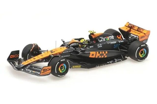 1 43 マクラーレン F チーム MCL 60 ランド･ノリス 日本GP 2025 2位入賞 完成品ミニカー 佐川急便