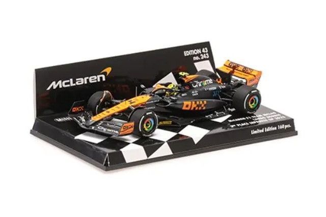 1 43 マクラーレン F チーム MCL 60 ランド･ノリス 日本GP 2025 2位入賞 完成品ミニカー 佐川急便