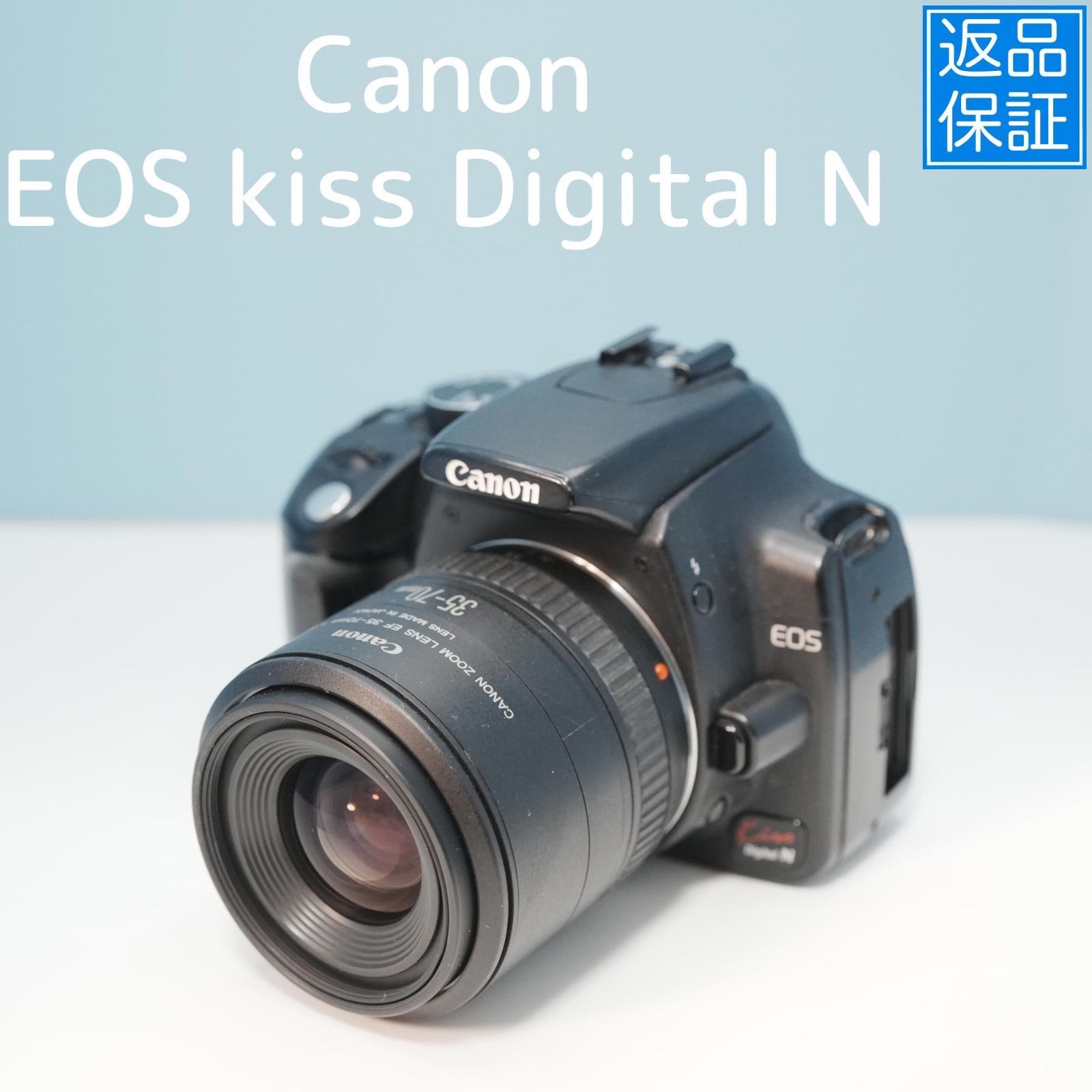 Canon EOS kiss Digital N 一眼レフ a5292 キヤノン（Canon） Canon EOS kiss Digital N レンズセット ブラック