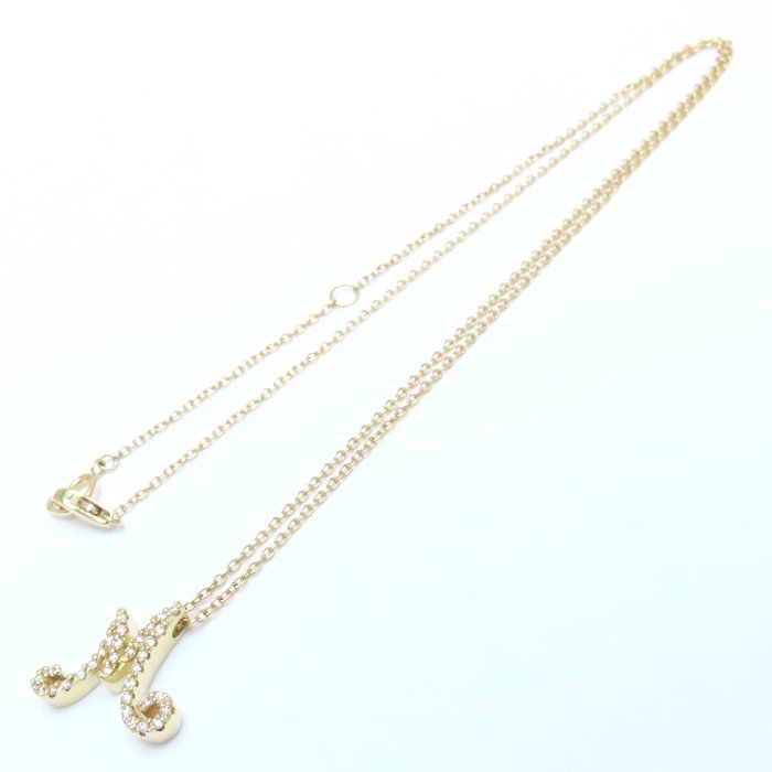 Ponte Vecchio ポンテヴェキオ イニシャル ネックレス M ダイヤモンド