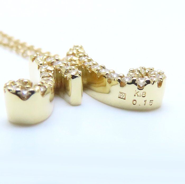 Ponte Vecchio ポンテヴェキオ イニシャル ネックレス M ダイヤモンド