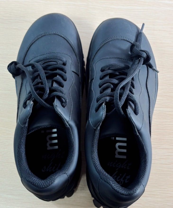 mikiosakabe ミキオサカベ 厚底 レースアップシューズ ブラック - メルカリ